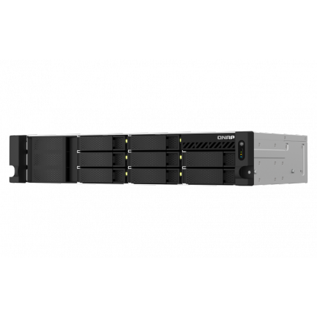 QNAP TS-864eU-RP - NAS server - 8 bays - rack-mountable - SATA 6Gb / s - RAID 0, 1, 5, 6, 10, 50, JBOD, 60 - RAM 8 GB - Gigabit Ethernet  /  2.5 Gigabit Ethernet - iSCSI support - 2U - 2