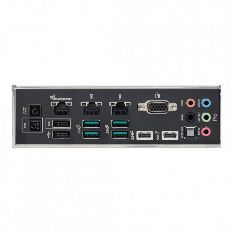 ASUS PRO WS W790E-SAGE SE - Motherboard - SSI EEB - LGA4677 Socket-E - W790 Chipset - USB 3.2 Gen 1, USB 3.2 Gen 2x2, USB-C 3.2 Gen2, USB-C 3.2 Gen 2x2 - 10 Gigabit LAN, Gigabit LAN - HD Audio (8-channel) - 27