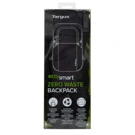 Targus EcoSmart Zero Waste - Notebook carrying backpack - up to 15.6" - 41