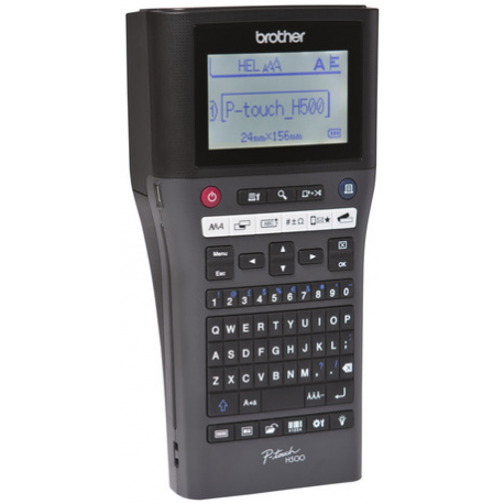 Brother P-Touch PT-H500 - Labelmaker - B / W - thermal transfer - Roll (2.4 cm) - 180 dpi - up to 20 mm / sec - USB 2.0 - cutter - 7 line printing - 5