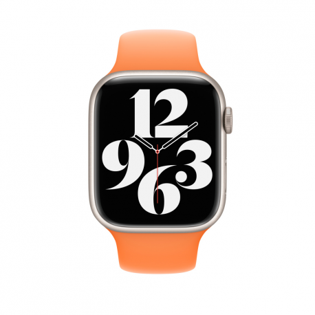 Apple - Band for smart watch - 45 mm - 140-210 mm - bright orange - 2