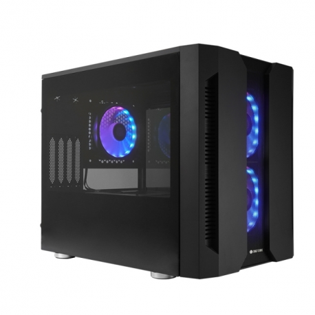 CHIEFTEC GM-02B-OP M2 mATX Gaming Cube 3xTempered glass 3x12cm adressable +5V RGB fan pre-installed 2xUSB 3.0 2xUSB 2.0