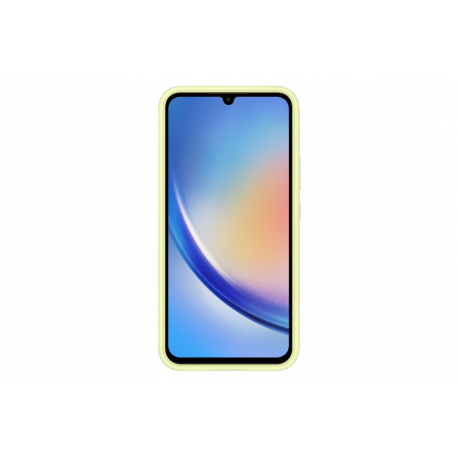 Samsung EF-OA346 - Back cover for mobile phone - thermoplastic polyurethane (TPU) - lime - for Galaxy A34 5G - 2