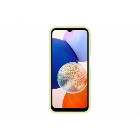 Samsung EF-OA146 - Back cover for mobile phone - thermoplastic polyurethane (TPU) - lime - for Galaxy A14 5G - 1