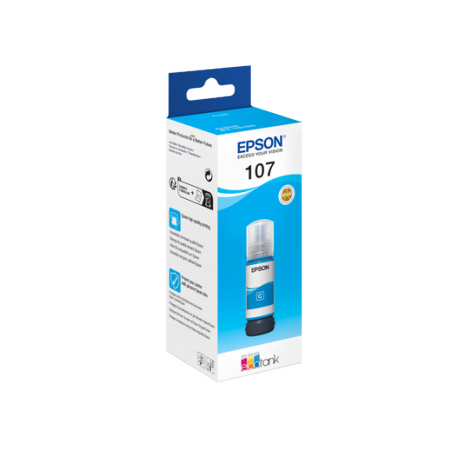 Epson EcoTank 107 - 70 ml - cyan - original - ink refill - for EcoTank ET-18100 - 4