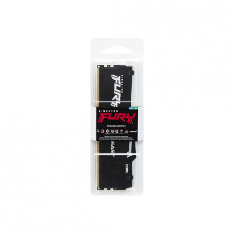 Kingston FURY Beast RGB - DDR5 - module - 8 GB - DIMM 288-pin - 6000 MHz / PC5-48000 - CL36 - 1.35 V - unbuffered - on-die ECC - black - 7