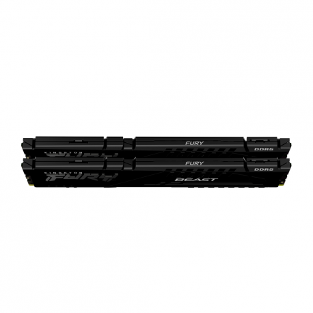 Kingston FURY Beast - DDR5 - kit - 16 GB: 2 x 8 GB - DIMM 288-pin - 6000 MHz  /  PC5-48000 - CL36 - 1.35 V - unbuffered - on-die ECC - black - 9