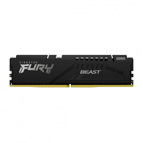 Kingston FURY Beast - DDR5 - kit - 16 GB: 2 x 8 GB - DIMM 288-pin - 6000 MHz  /  PC5-48000 - CL36 - 1.35 V - unbuffered - on-die ECC - black - 10