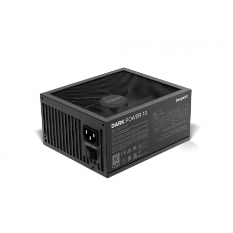 be quiet! Dark Power 13 - Power supply (internal) - ATX12V 3.0 /  EPS12V 2.92 - 80 PLUS Titanium - AC 100-240 V - 1000 Watt - active PFC - black - 8