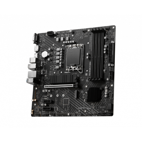 MSI PRO B760M-P DDR4 - Motherboard - micro ATX - LGA1700 Socket - B760 Chipset - USB 3.2 Gen 1, USB-C 3.2 Gen2 - Gigabit LAN - onboard graphics (CPU required) - HD Audio (8-channel) - 6