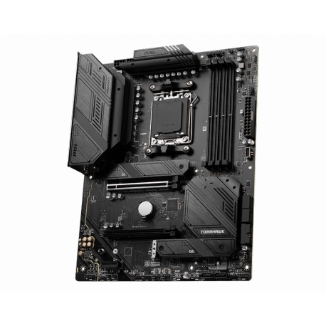 MSI MAG B650 TOMAHAWK WIFI - Motherboard - ATX - Socket AM5 - AMD B650 Chipset - USB 3.2 Gen 1, USB 3.2 Gen 2, USB-C 3.2 Gen2, USB-C 3.2 Gen 2x2 - 2.5 Gigabit LAN, Bluetooth, Wi-Fi - onboard graphics (CPU required) - HD Audio (8-channel) - 5