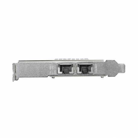 StarTech.com Dual Port 10G PCIe Network Adapter Card - Intel-X550AT 10GBASE-T PCI Express 10GbE Multi Gigabit Ethernet 5 Speed NIC 2port - Network adapter - PCIe 3.0 x4 low profile - 10Gb Ethernet x 2 - black - 3