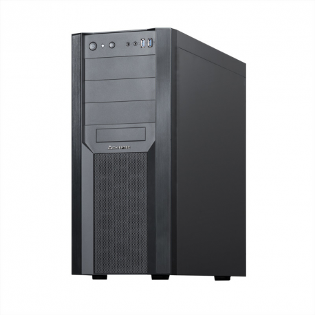 Chieftec Mesh Series CW-01B-OP - Tower - ATX - no power supply (ATX) - black - USB/Audio - 8
