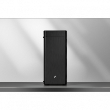 Corsair Tempered Glass Mid-Tower ATX Case 110R Side window, Mid-Tower, Black, Power supply included No, Steel, Tempered Glass