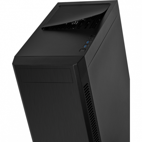Corsair Tempered Glass Mid-Tower ATX Case 110R Side window, Mid-Tower, Black, Power supply included No, Steel, Tempered Glass