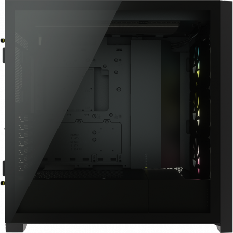 Corsair RGB Computer Case iCUE 5000X Side window, Black, ATX, Power supply included No