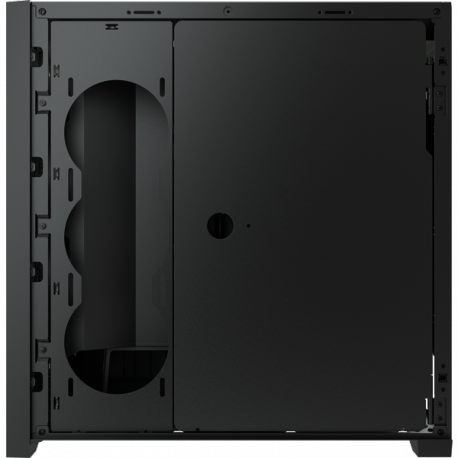 Corsair RGB Computer Case iCUE 5000X Side window, Black, ATX, Power supply included No