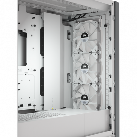 Corsair ATX PC Smart Case 5000X RGB Side window, White, Mid-Tower, Power supply included No