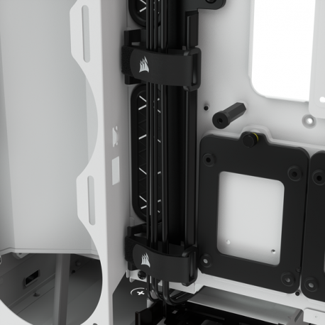Corsair ATX PC Smart Case 5000X RGB Side window, White, Mid-Tower, Power supply included No