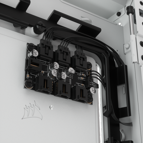 Corsair ATX PC Smart Case 5000X RGB Side window, White, Mid-Tower, Power supply included No