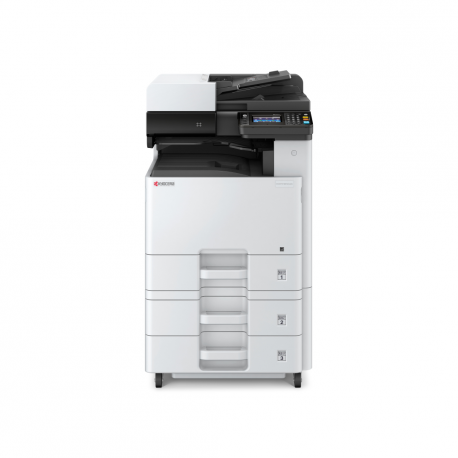 Kyocera ECOSYS M8124cidn - Multifunction printer - colour - laser - A3 / Ledger (297 x 432 mm) (original) - A3 / Ledger (media) - up to 24 ppm (copying) - up to 24 ppm (printing) - 100 sheets - USB 2.0, Gigabit LAN, USB host - 8