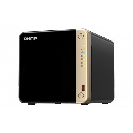 QNAP TS-464 - NAS server - 4 bays - SATA 6Gb / s - RAID 0, 1, 5, 6, 10, JBOD - RAM 8 GB - 2.5 Gigabit Ethernet - iSCSI support - 3