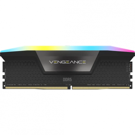 CORSAIR Vengeance RGB - DDR5 - kit - 32 GB: 2 x 16 GB - DIMM 288-pin - 6400 MHz / PC5-51200 - CL36 - black - 8
