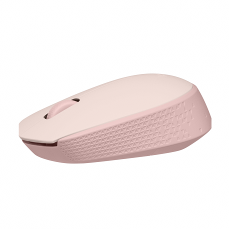 Logitech M171 - Mouse - optical - wireless - 2.4 GHz - USB wireless receiver - rose - 4