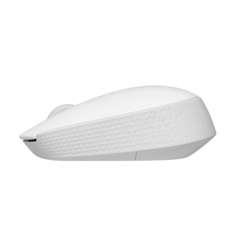 Logitech M171 - Mouse - right and left-handed - optical - 3 buttons - wireless - 2.4 GHz - USB wireless receiver - off-white - 3