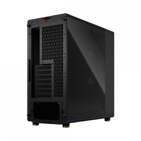 Fractal Design North - Mid tower - ATX - windowed side panel (tinted glass) - no power supply (ATX) - charcoal black - USB / Audio - 46