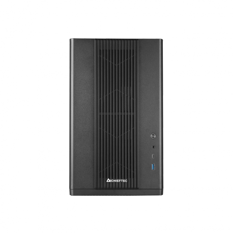 Chieftec BX-10B-OP - Tower - micro ATX - windowed side panel (tempered glass) - no power supply (ATX) - black - USB / Audio - 4