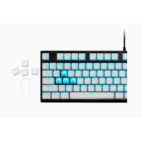 Corsair Keycap Mod Kit PBT Double-Shot Pro NA, Arctic White