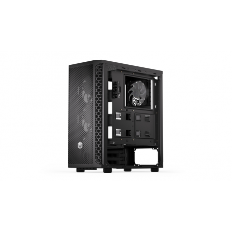 Endorfy Signum 300 ARGB - Mid tower - ATX - windowed side panel (tempered glass) - no power supply (ATX) - black - USB / Audio - 25