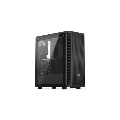 Endorfy Signum 300 Air - Mid tower - ATX - windowed side panel (tempered glass) - no power supply (ATX) - black - USB / Audio - 9