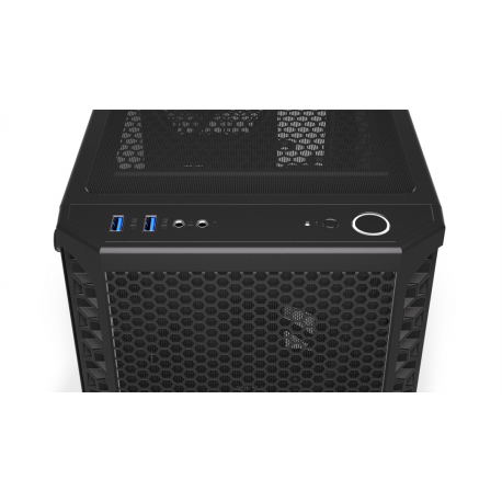 Endorfy Signum 300 Air - Mid tower - ATX - windowed side panel (tempered glass) - no power supply (ATX) - black - USB / Audio - 26