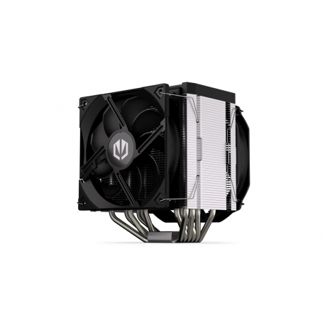 Endorfy Fortis 5 Dual Fan - Processor cooler - (for: LGA775, AM2+, LGA1366, AM3+, FM1, FM2+, LGA2011-3, LGA2011 (Square ILM), AM4, LGA2066, LGA1200, LGA1700, AM5, LGA115x Socket) - 120 mm / 140 mm - black - 19