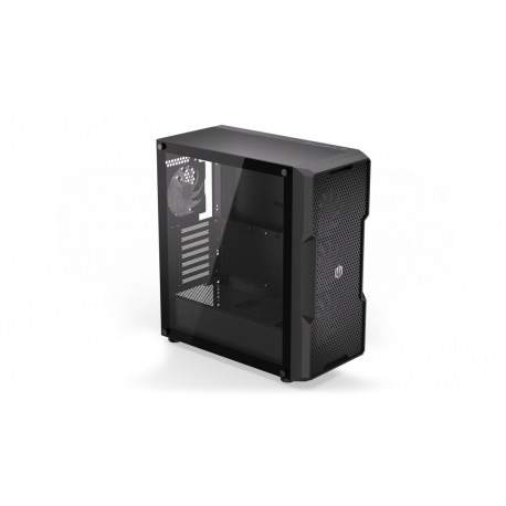 Endorfy Regnum 400 ARGB - PC case - ATX - windowed side panel (tempered glass) - no power supply (ATX) - black - USB / Audio - 45