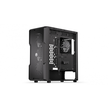 Endorfy Regnum 400 ARGB - PC case - ATX - windowed side panel (tempered glass) - no power supply (ATX) - black - USB / Audio - 55