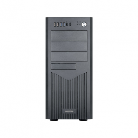 Chieftec Classic Series BM-25B-OP - Tower - ATX - no power supply (ATX) - black - USB/Audio - 7