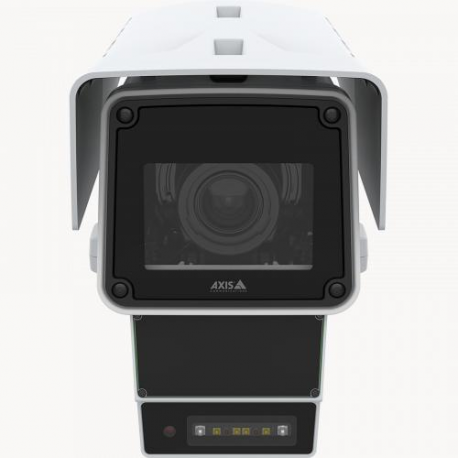 AXIS Q1656-DLE - Network surveillance camera - box - outdoor - weather resistant  /  impact resistant - colour (Day&Night) - 4 MP - 2688 x 1512 - i-CS-mount - vari-focal - audio - GbE - MJPEG, AVC, HEVC, H.265, H.264B, H.264H, H.264M, MPEG-4 Part 10, MPEG-H Part 2 - DC 10 - 28 V  /  PoE Plus Class 4 - 1