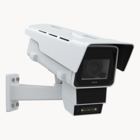 AXIS Q1656-DLE - Network surveillance camera - box - outdoor - weather resistant  /  impact resistant - colour (Day&Night) - 4 MP - 2688 x 1512 - i-CS-mount - vari-focal - audio - GbE - MJPEG, AVC, HEVC, H.265, H.264B, H.264H, H.264M, MPEG-4 Part 10, MPEG-H Part 2 - DC 10 - 28 V  /  PoE Plus Class 4 - 2