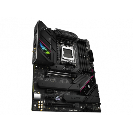ASUS ROG Strix B650E-F Gaming WiFi - Motherboard - ATX - Socket AM5 - AMD B650 Chipset - USB 3.2 Gen 1, USB 3.2 Gen 2, USB-C 3.2 Gen2, USB-C 3.2 Gen 2x2 - 2.5 Gigabit LAN, Wi-Fi, Bluetooth - onboard graphics (CPU required) - HD Audio (8-channel) - 12