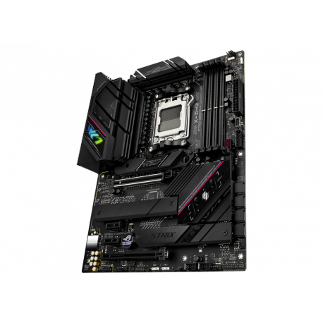 ASUS ROG Strix B650E-F Gaming WiFi - Motherboard - ATX - Socket AM5 - AMD B650 Chipset - USB 3.2 Gen 1, USB 3.2 Gen 2, USB-C 3.2 Gen2, USB-C 3.2 Gen 2x2 - 2.5 Gigabit LAN, Wi-Fi, Bluetooth - onboard graphics (CPU required) - HD Audio (8-channel) - 13