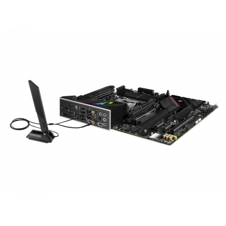 ASUS ROG Strix B650E-F Gaming WiFi - Motherboard - ATX - Socket AM5 - AMD B650 Chipset - USB 3.2 Gen 1, USB 3.2 Gen 2, USB-C 3.2 Gen2, USB-C 3.2 Gen 2x2 - 2.5 Gigabit LAN, Wi-Fi, Bluetooth - onboard graphics (CPU required) - HD Audio (8-channel) - 16