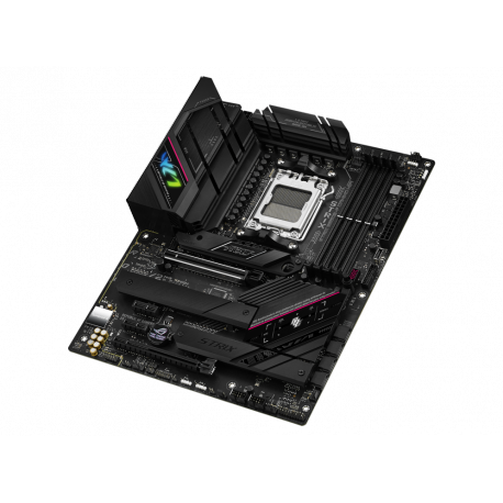 ASUS ROG Strix B650E-F Gaming WiFi - Motherboard - ATX - Socket AM5 - AMD B650 Chipset - USB 3.2 Gen 1, USB 3.2 Gen 2, USB-C 3.2 Gen2, USB-C 3.2 Gen 2x2 - 2.5 Gigabit LAN, Wi-Fi, Bluetooth - onboard graphics (CPU required) - HD Audio (8-channel) - 18