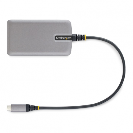 StarTech.com 4-Port USB-C Hub, USB 3.0 5Gbps, Bus Powered, USB Type-C to 4x USB-A Hub with Optional Auxiliary Power Input, Portable Desktop/Laptop USB Hub with 1ft (30cm) Attached Cable - USB Expansion Hub (5G4AB-USB-C-HUB) - Hub - 4 x USB 3.2 Gen 1 + 1 x micro-USB - desktop - 10
