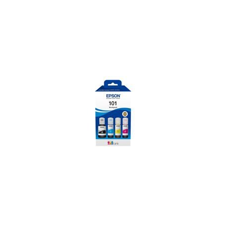 Epson 101 Multipack - 4-pack - black, yellow, cyan, magenta - original - ink tank - for Epson L4160, L4260, L4266, L6190, L6260, L6270, L6276, L6290; EcoTank L14150, L4260, L6270 - 2