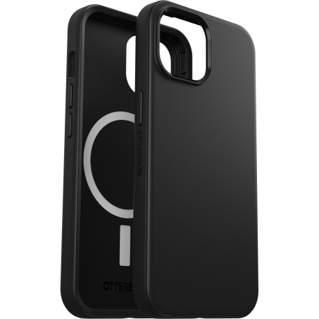 OtterBox Symmetry Series - Back cover for mobile phone - polycarbonate, synthetic rubber - black - 1