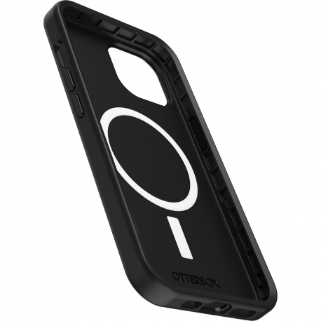 OtterBox Symmetry Series - Back cover for mobile phone - polycarbonate, synthetic rubber - black - 2