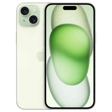 Apple iPhone 15 Plus - 5G smartphone - dual-SIM  /  Internal Memory 512 GB - OLED display - 6.7" - 2796 x 1290 pixels - 2x rear cameras 48 MP, 12 MP - front camera 12 MP - green - 0